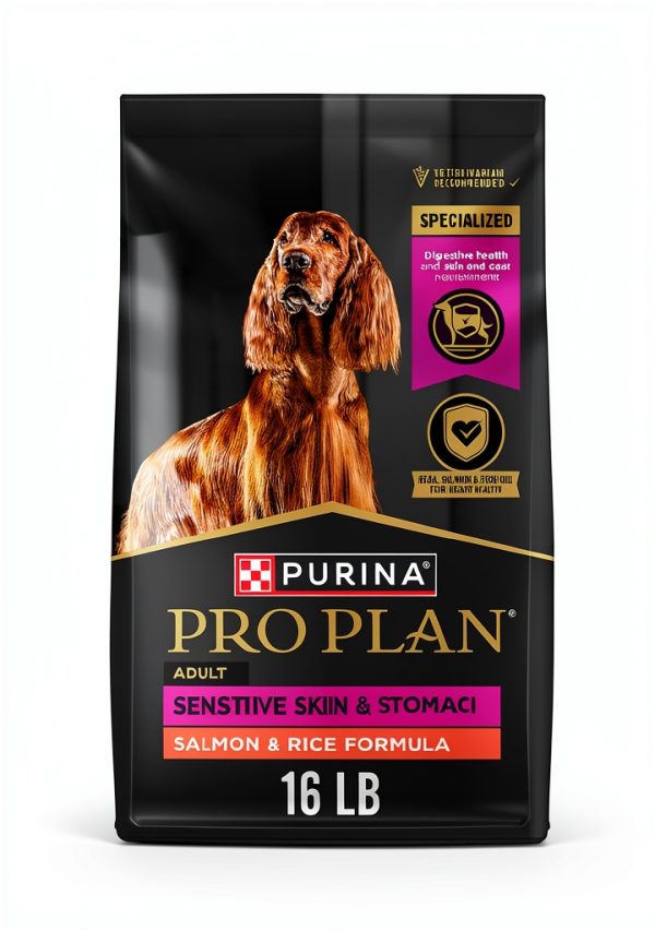 Purina High Protein Dog Food Salmon Probiotics Sensitive-0