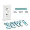 Amico USB Outlet 2C1A Ports Tamper Resistant Charging-1