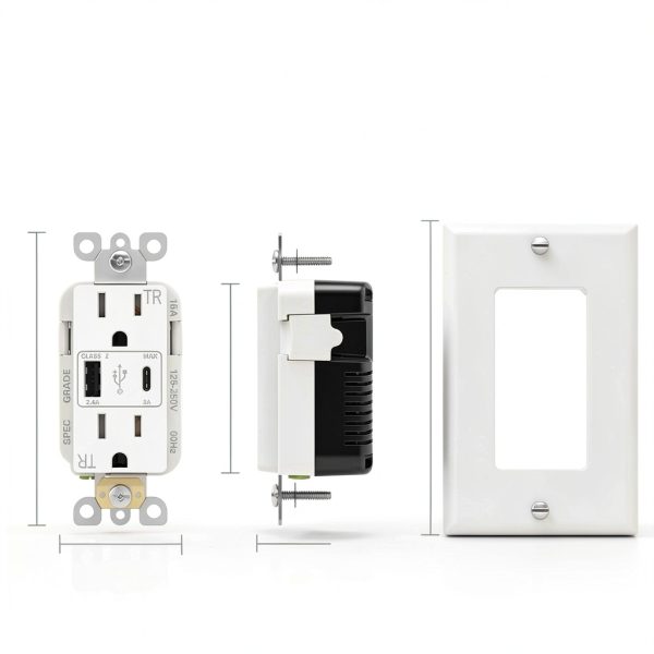 ThunderWay USB Outlet 21W Fast Charging Tamper Resistant-2