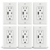 ThunderWay USB Outlet 21W Fast Charging Tamper Resistant-0