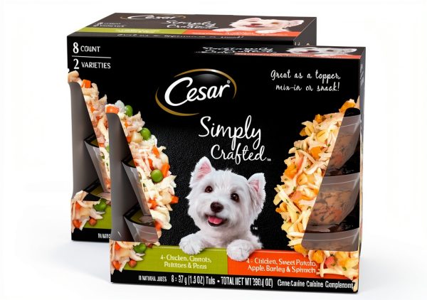 Cesar Wet Dog Food Topper Variety Pack Real Chicken-0