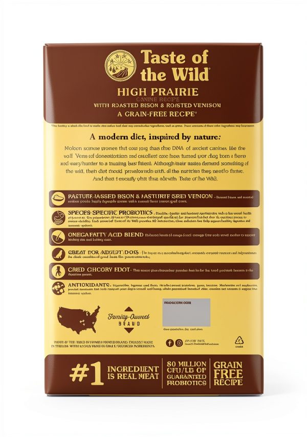 Taste of the Wild High Prairie Grain Free Dog Food-1