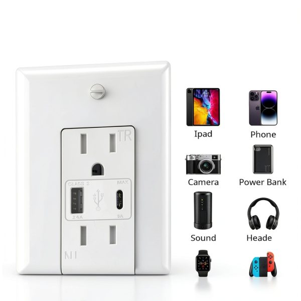 ThunderWay USB Outlet 21W Fast Charging Tamper Resistant-4