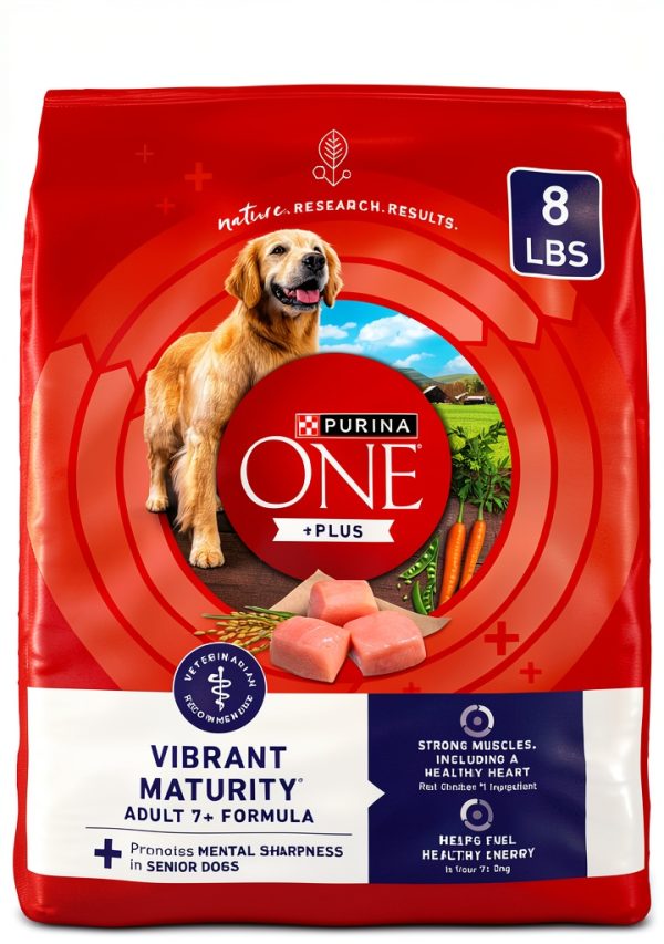 Purina ONE Senior Dog Food High Protein Chicken Formula-0