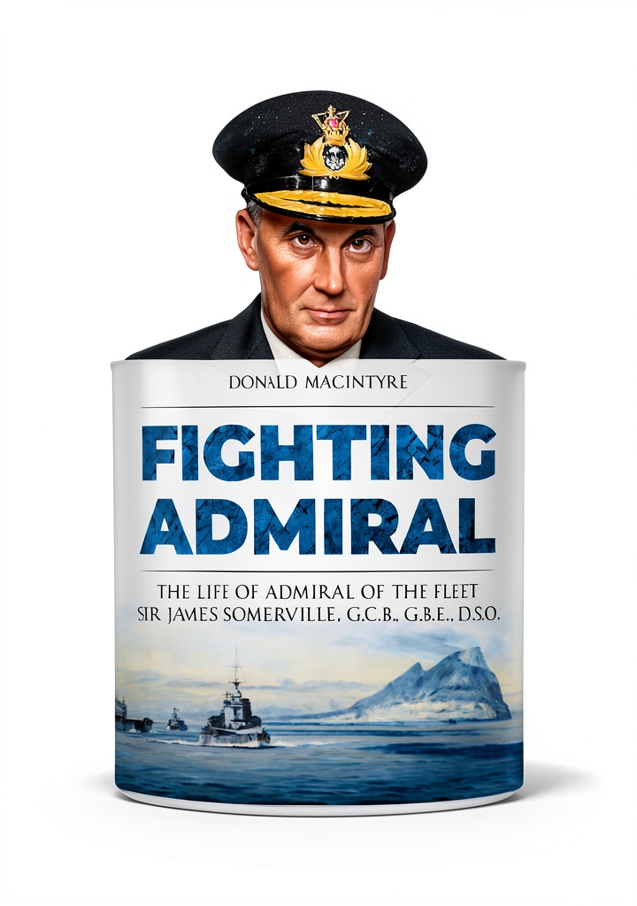 Kindle biography cover showing military navy theme