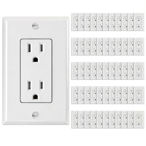 Amico Tamper Resistant Outlet UL Certified Wall Receptacle-0