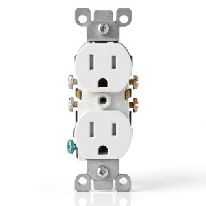 Leviton Tamper Resistant Outlet Shallow Design White 10-0