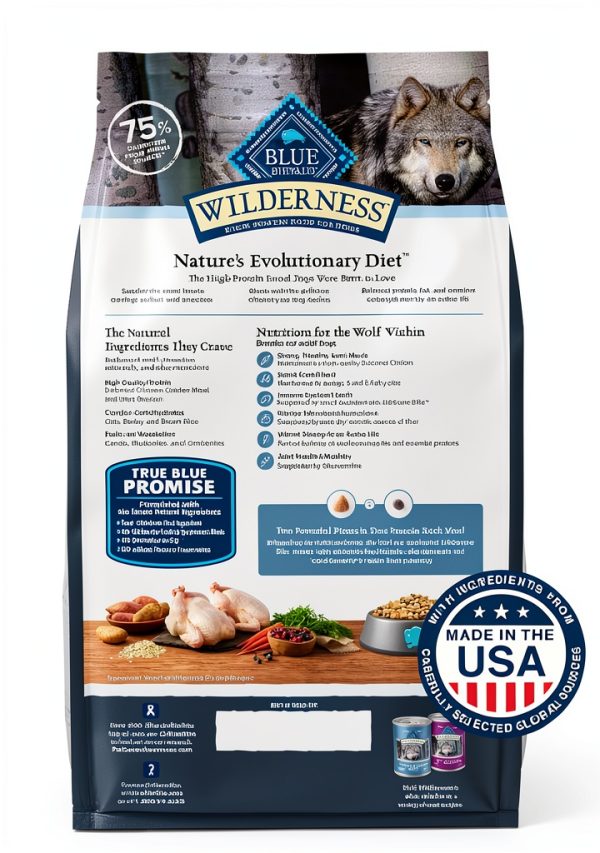 Blue Buffalo High Protein Dog Food Chicken Recipe Adult-1