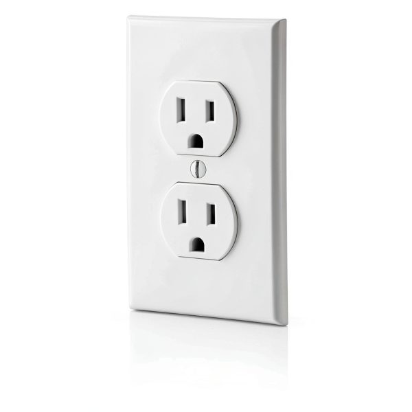 Leviton Tamper Resistant Outlet Shallow Design White 10-3