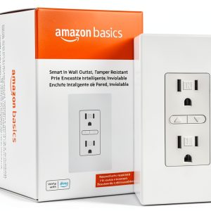 Amazon Basics Smart Outlet Alexa Voice Control-0