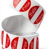 1 Inch Round Red Labels CHIMNE FYRSTC230922 1000 Count Paper Tags-2