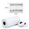 Price Gun Labels ICSTM BQ-1031 23mm x 16mm Round Paper Labels White-3