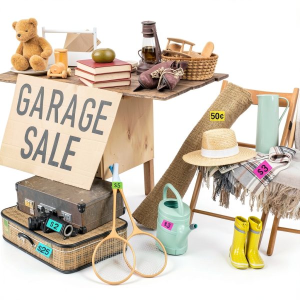 Garage Sale Stickers Gushu 5460 Count 15 Color Plastic 1/2 x 3/4 Inch-1
