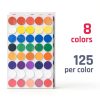 TownStix 1000 Piece Sticker Set 8 Colors Round Plastic Labels-2