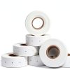 Perco 2 Line white labels 8 Rolls 6,000 Price Date Gun Labels USA-1