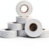 Perco 2 Line white labels 8 Rolls 6,000 Price Date Gun Labels USA-0