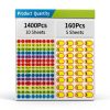 Price Stickers MOIKKA GC 1560pcs Removable Garage Sale Labels-2