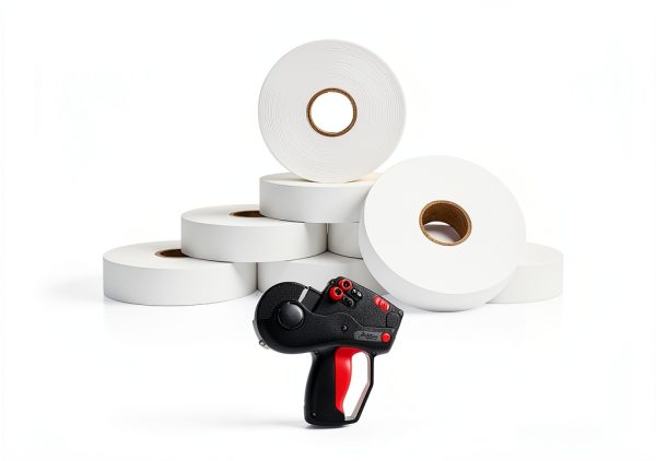 Perco White Pricing Labels for Monarch 1136 8 Rolls 14k Labels-1