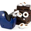 Perco 2 Line white labels 8 Rolls 6,000 Price Date Gun Labels USA-4