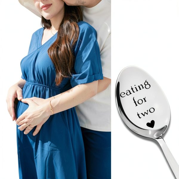 Pregnancy Gifts for First Time Moms Eating for Two Spoon-2